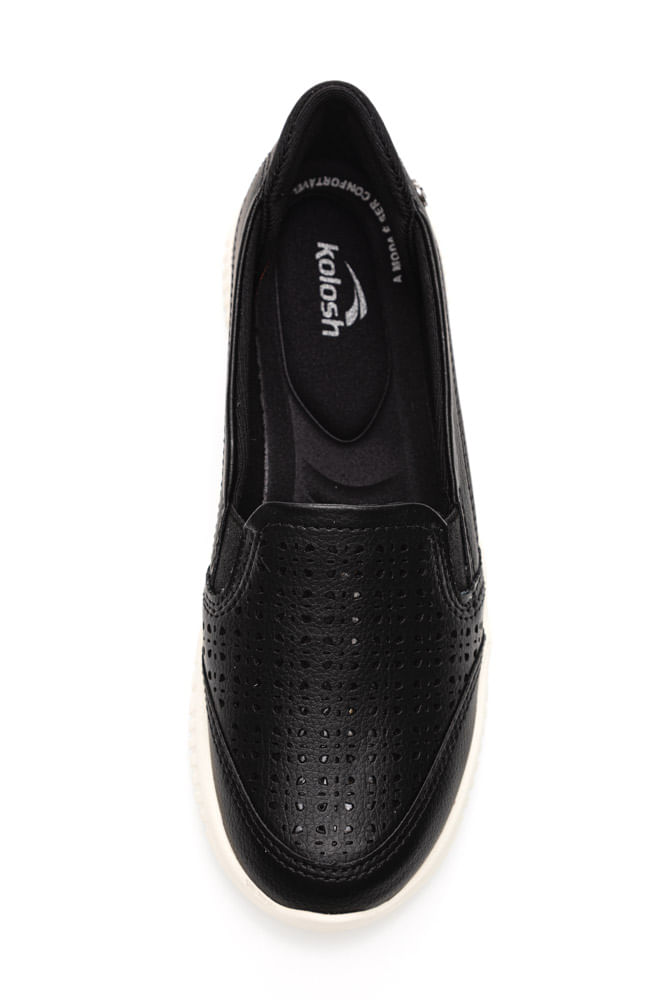 Tenis-Kolosh-Slip-On-Feminino-Perfuros-C4002-01-Preto