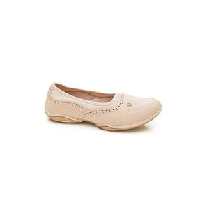 Sapatilha Kolosh Esportiva Feminina Calce Fácil Trbicolor C2758-03 Bege