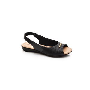 Sandália Modare Ultraconforto Feminina Calce Fácil 7127.253 Preto