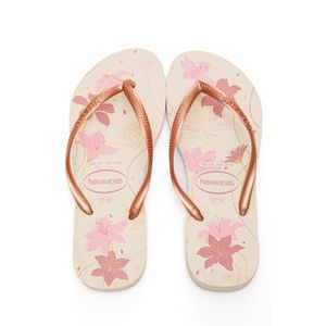 Chinelo Havaianas Feminino Slim Organic 1685 Bege