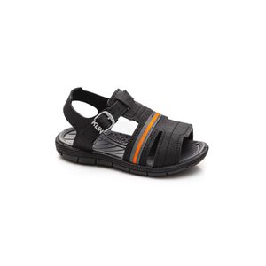 Sandália Klin Casual Infantil Menino Fivela 171226 Preto