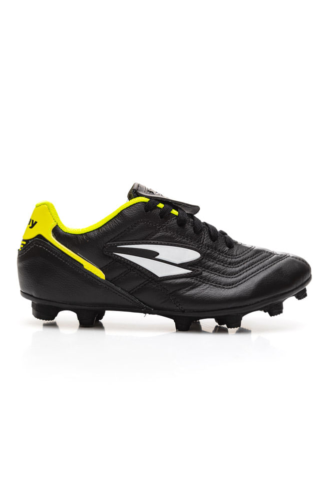 Chuteira-Dray-Couro-570-Campo-Masculina-10.24-Preto