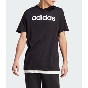 Camiseta Adidas  Essentials Linear Embroidered Logo Masculina Ic9274 Preto