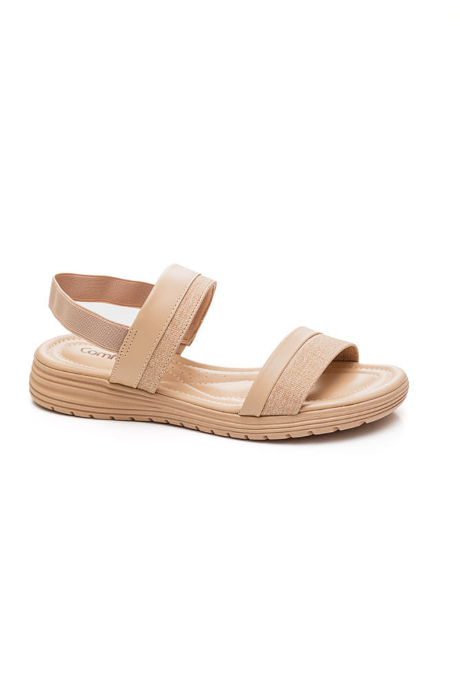 Sandalia Comfortflex 2451402-02 Bege