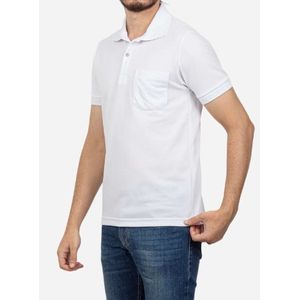 Camisa Polo Sigosta Masculina Piquet  Bolso 7629 Branco