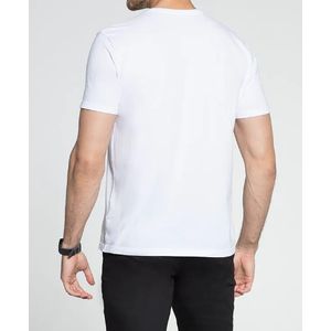 Camiseta Manga Curta Docthos Slim Meia Malha Tinturada 623 119082new Branco