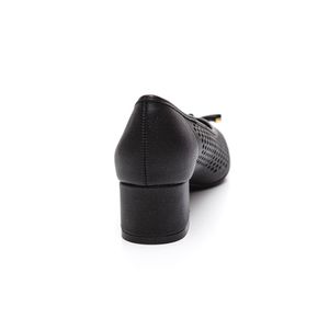 Sapato Modare Perfurado Feminina Laço 7340.127 Preto