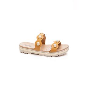Chinelo Modare Ultra Conforto Feminina Perolado 7132.153 Bege