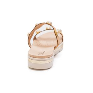 Chinelo Modare Ultra Conforto Feminina Perolado 7132.153 Bege