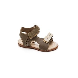 Sandália Ortobaby Rasteiro Bebê Menino Velcro 29024-884 Verde
