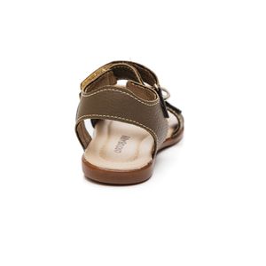 Sandália Ortobaby Rasteiro Bebê Menino Velcro 29024-884 Verde