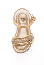 Sandalia-Molekinha-Casual-Infantil-Menina-Ouro