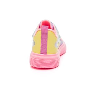 Tênis Pampili Casual Infantil Menina Velcro 736.037-5131 Prata