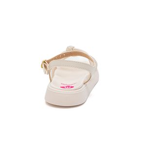 Sandália Molekinha Papete Juvenil Menina Strass 2733.103 Off-White