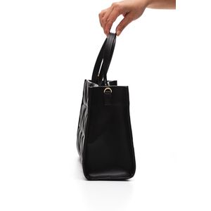 Bolsa Modare Tote Pequena Feminina Costuras 70056.1 Preto