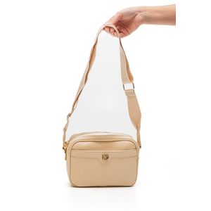 Bolsa Modare Crossbody Feminina Alça Gorgurão 70060.2 Off-White