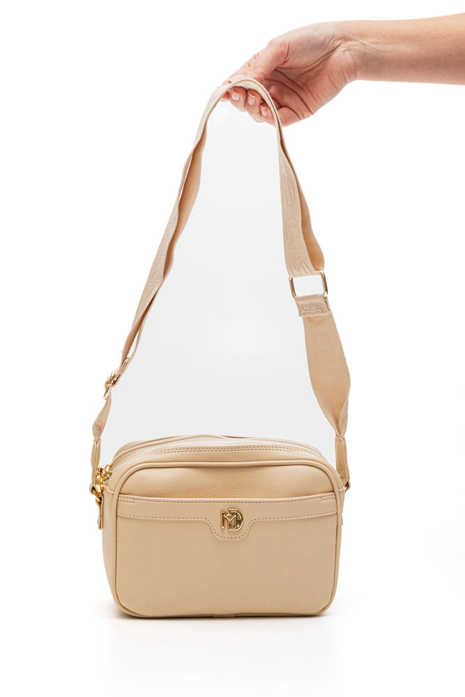 Bolsa Modare Crossbody Feminina Alça Gorgurão 70060.2 Off-White