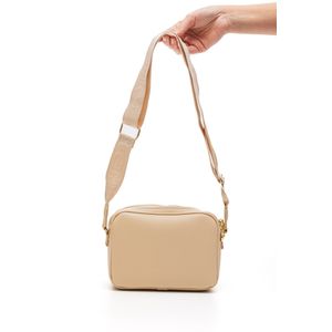 Bolsa Modare Crossbody Feminina Alça Gorgurão 70060.2 Off-White
