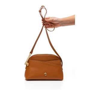 Bolsa Modare Crossbody Feminina 70065. Caramelo