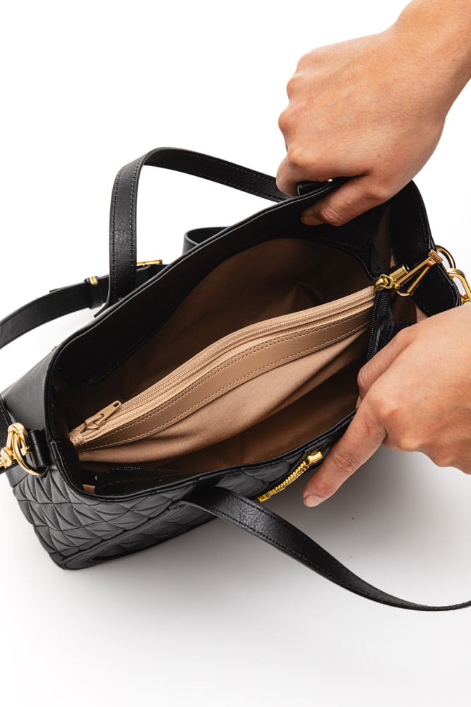 Bolsa-Vizzano-Tote-Acolchoada-Feminina-Alca-Dupla-E-Detalhe-Corrente-10070.5-Preto