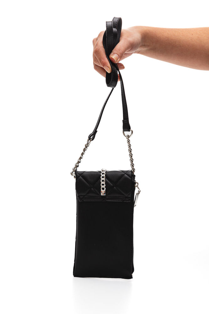 Bolsa-Vizzano-Porta-Celular-Feminina-Matelasse-10090.1-Preto