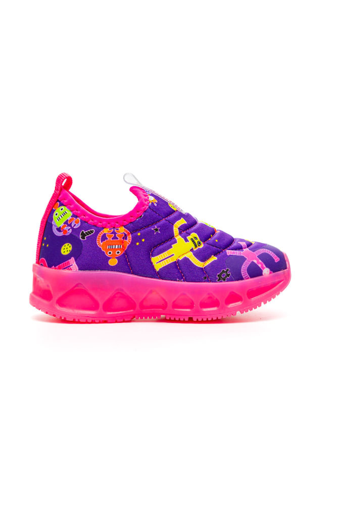 Tenis-Novope-Infantil-Menina-Led-Fantasy-Pipe-Com-Robozinho-30001278--Roxo