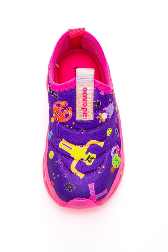 Tenis-Novope-Infantil-Menina-Led-Fantasy-Pipe-Com-Robozinho-30001278--Roxo