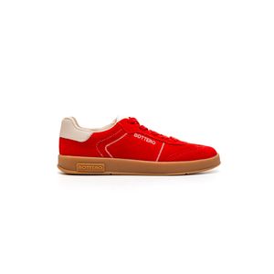Tênis Bottero Em Camurça Feminino Sneakers 364903 Vermelho
