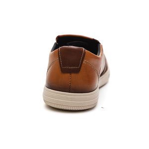 Sapatênis Pegada Slip-On Masculino Couro 115962-05 Caramelo