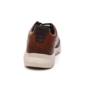 Sapatênis Pegada Elástico Masculino Couro 110803-04 Caramelo