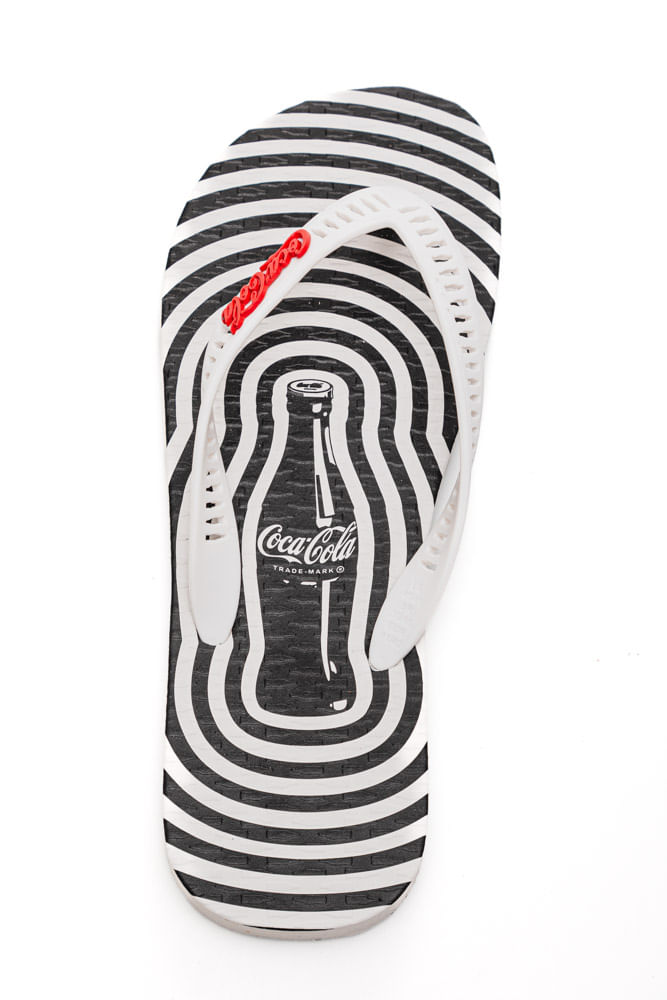 Chinelo Coca Cola Masculino Yes Coke Cc4525 Branco