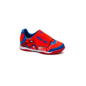 Kit Dray Chuteira + Bola Futsal Infantil Menino Marvel Homem Aranha 4702 Vermelho