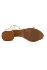 Sandalia-Cha-De-Mel-Salto-Medio-Feminina-Flor-2024-97-Ouro