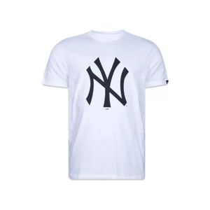 Camiseta New Era Big Logo Mlb New York Yankees Mbpertsh012 Branco