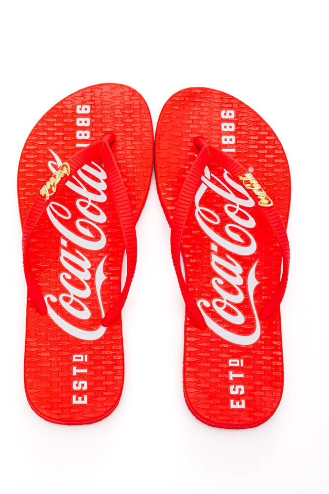 Chinelo-Coca-Cola-Slim-Feminino-Estampa-Cc3516-Vermelho