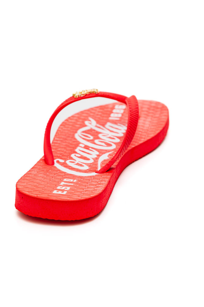 Chinelo-Coca-Cola-Slim-Feminino-Estampa-Cc3516-Vermelho