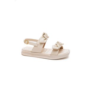 Sandália Moleca Square Feminina Flat 5506.106 Off-White