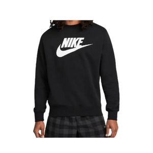 Blusão Nike Moletom Masculino Nsw Club Fleece Crew Dq4912-010 Preto