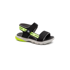 Sandália Molekinho Infantil Menino Com Velcro 2424.106 Preto