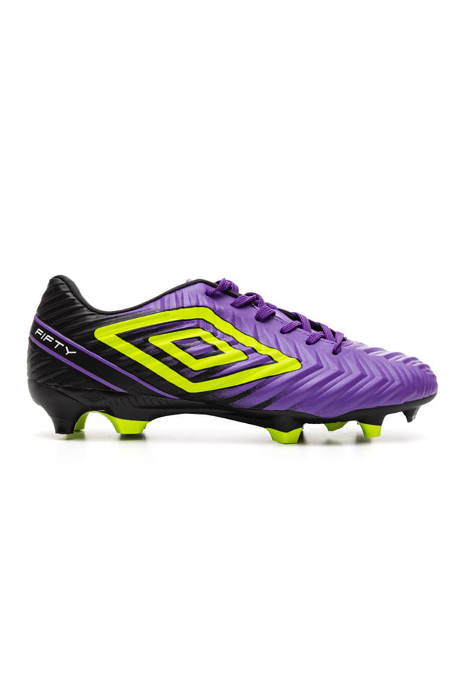 Chuteira Campo Umbro Fifty V Masculina 10 Travas U03fb00166-016 Roxo