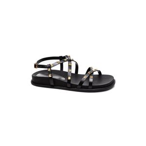 Sandália Papete Chá De Mel Feminina Spikes 8314.82103 Preto