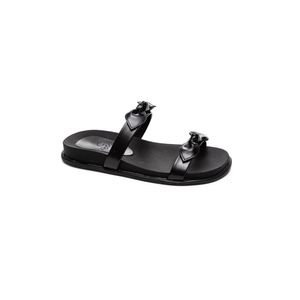 Chinelo Papete Chá De Mel Feminino Laço 8314.81940 Preto