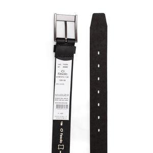 Cinto De Couro Fasolo Masculino 7 Furos - G219-374 Preto