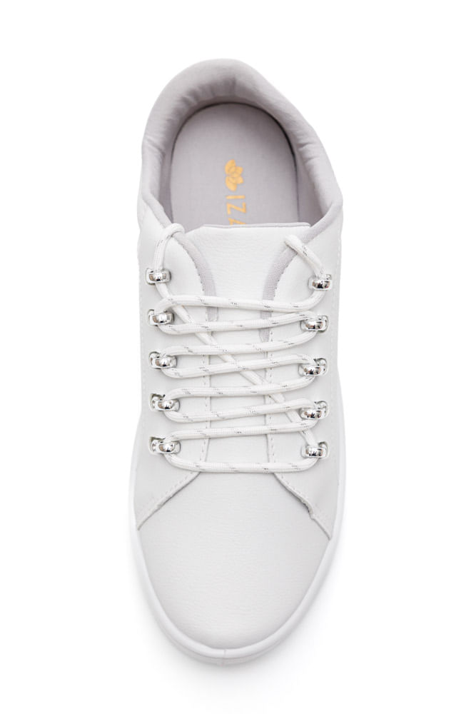 Tenis-Izalu-Casual-Feminino-Metalizado-10075iz-Branco