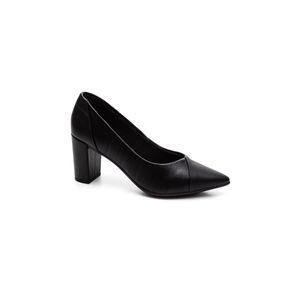 Sapato Santinelli Scarpin Feminino Salto Bloco 1544-038 Preto