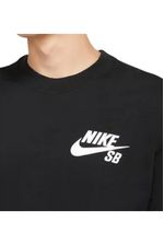 Camiseta-Casual-Masculina-Tee-Logo-Nike-Dc7817-010-Preto