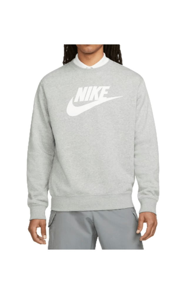 Blusao-Nike-Sportswear-Club-Fleece-Crew-Masculino-Dq4912-063-Cinza