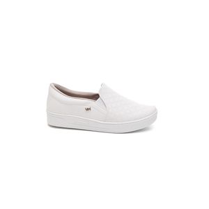 Tênis Via Marte Casual Feminino Slip-On 020-010-01 Branco