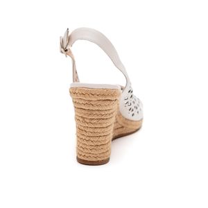 Sandália Lia Line Anabela Feminina Em Couro Addison 2251.71820 Off-White