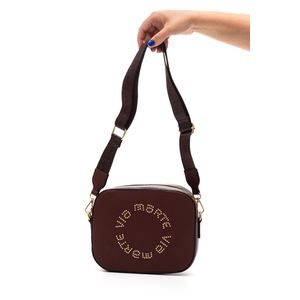 Bolsa  Via Marte Shoulder Bag Feminina Pequena B2-513-01 Bordo